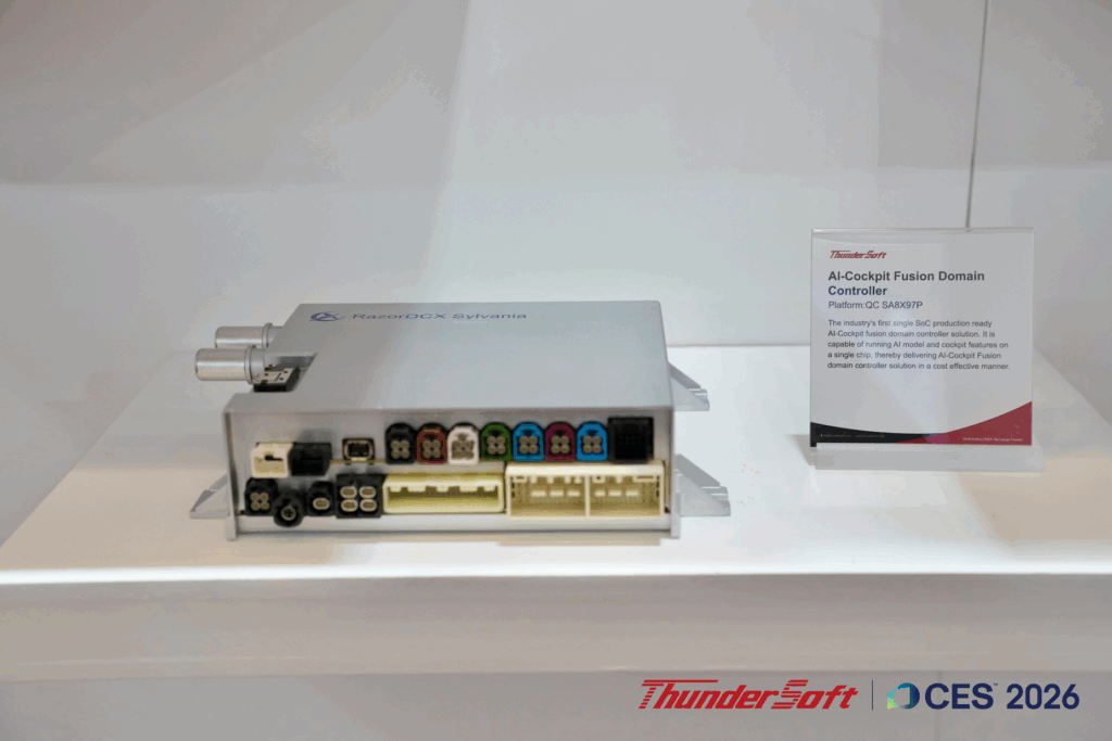 中科创达新一代AI座舱域控亮相CES2026,以全栈能力引领智能座舱变革插图 中科创达新一代AI座舱域控亮相CES2026,以全栈能力引领智能座舱变革插图