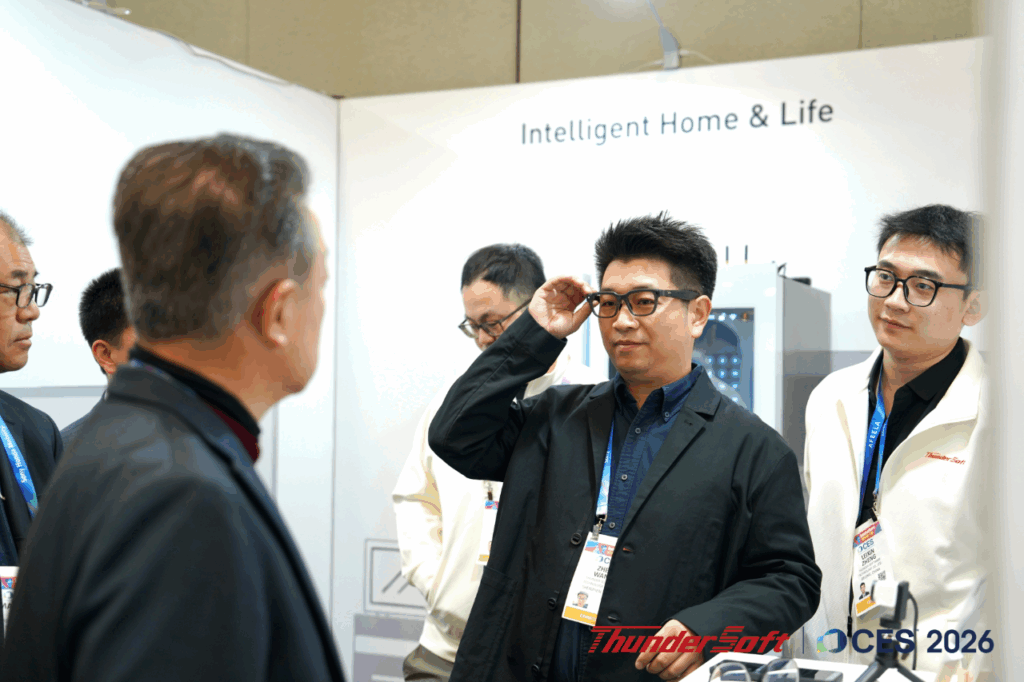 中科创达TurboX AI眼镜亮相CES 2026:双路径合作模式赋能伙伴,Turnkey方案加速产业化落地插图 中科创达TurboX AI眼镜亮相CES 2026:双路径合作模式赋能伙伴,Turnkey方案加速产业化落地插图